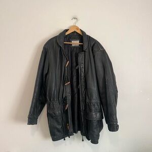 Black Vintage Trench Coat